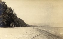 Postcard #38  Beach at Lake Bluff, IL